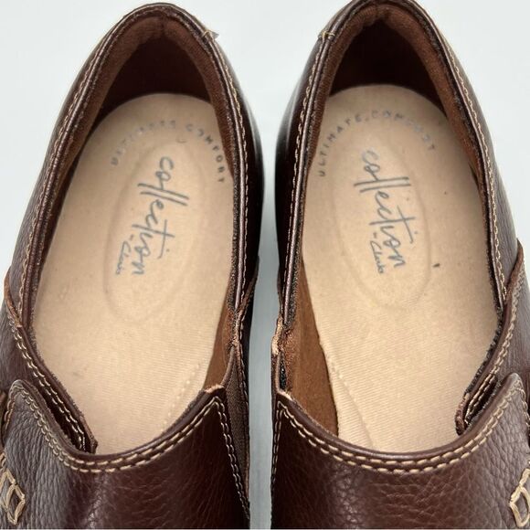 Collection by Clarks | NWT Chetnik Misha Dark Tan Leather Shoes - Picture 5 of 5